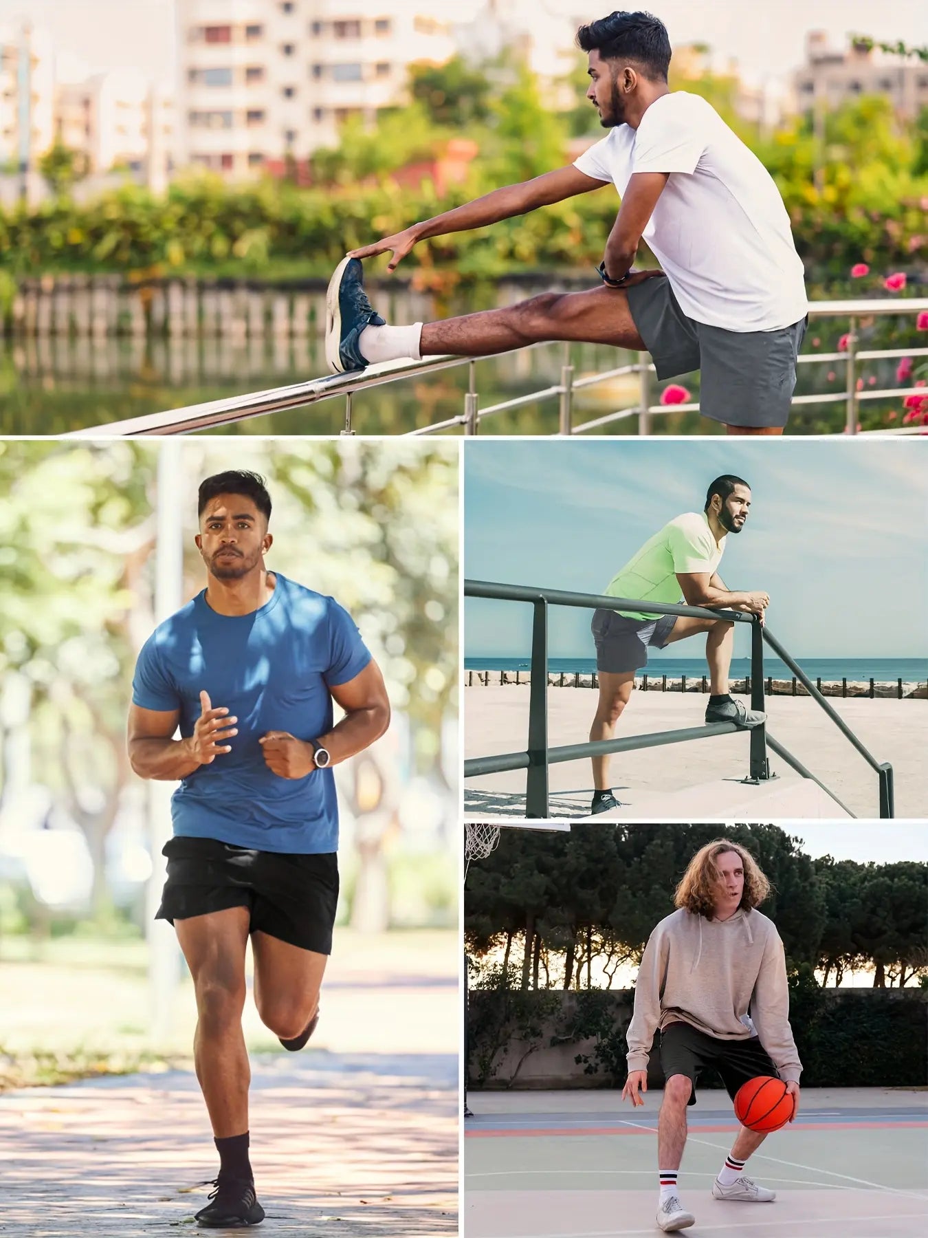 2 Pack Mens Mesh Athletic Basketball Shorts Gym Shorts with Pockets Quick Dry Workout Running Shorts Casual for Men