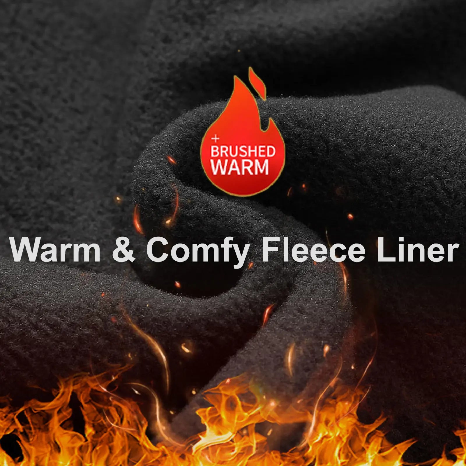 BRISIRA Men'S Flared Sweatpants Fleece Lined with Bell Bottoms Pockets Joggers for Men Elastic Drawstring Baggy